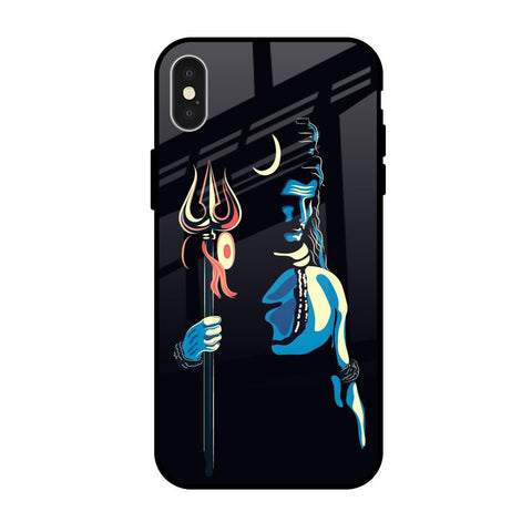 Mahakal iPhone X Glass Back Cover Online