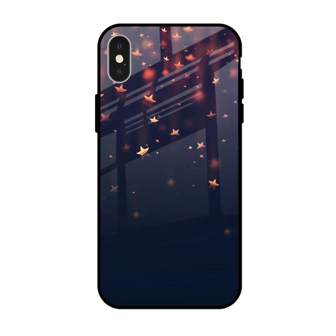 Falling Stars iPhone X Glass Back Cover Online
