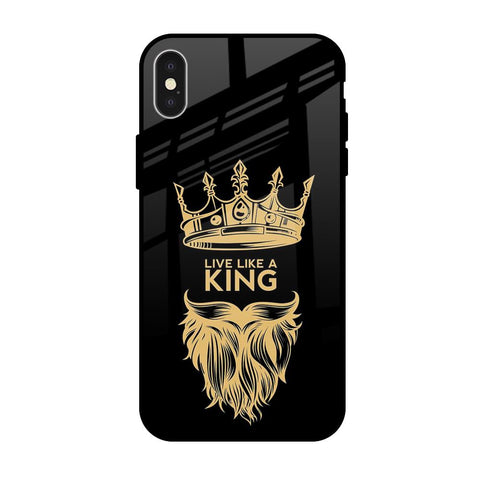 King Life iPhone X Glass Back Cover Online