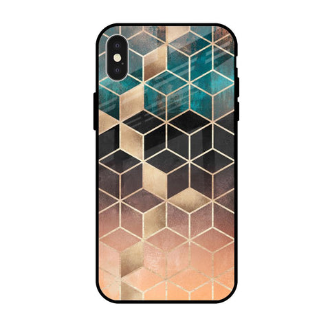 Bronze Texture iPhone X Glass Back Cover Online