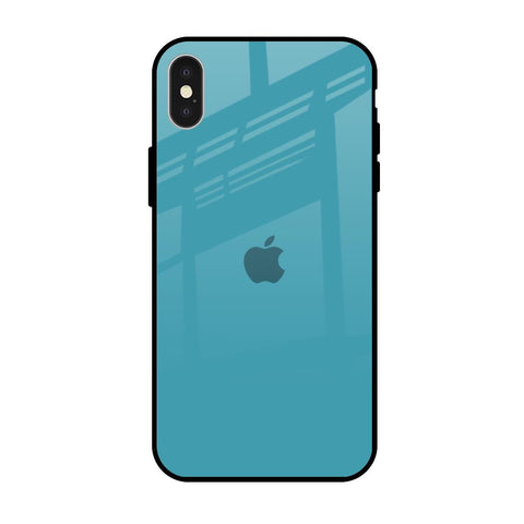 Oceanic Turquiose iPhone X Glass Back Cover Online