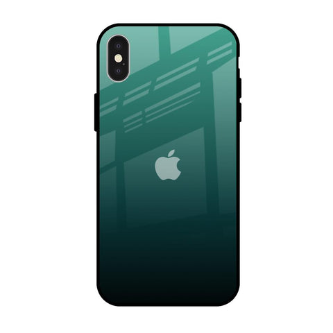 Palm Green iPhone X Glass Back Cover Online