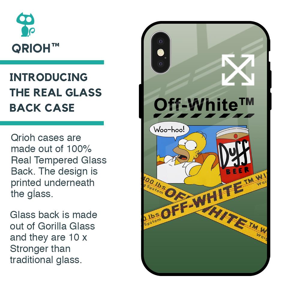 Duff Beer Glass Case for iPhone X