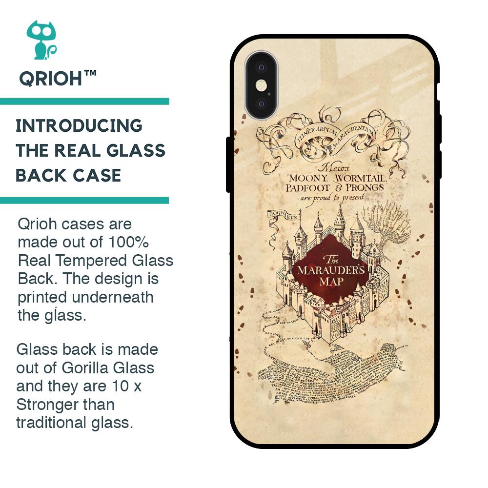 Magical Map Glass Case for iPhone X