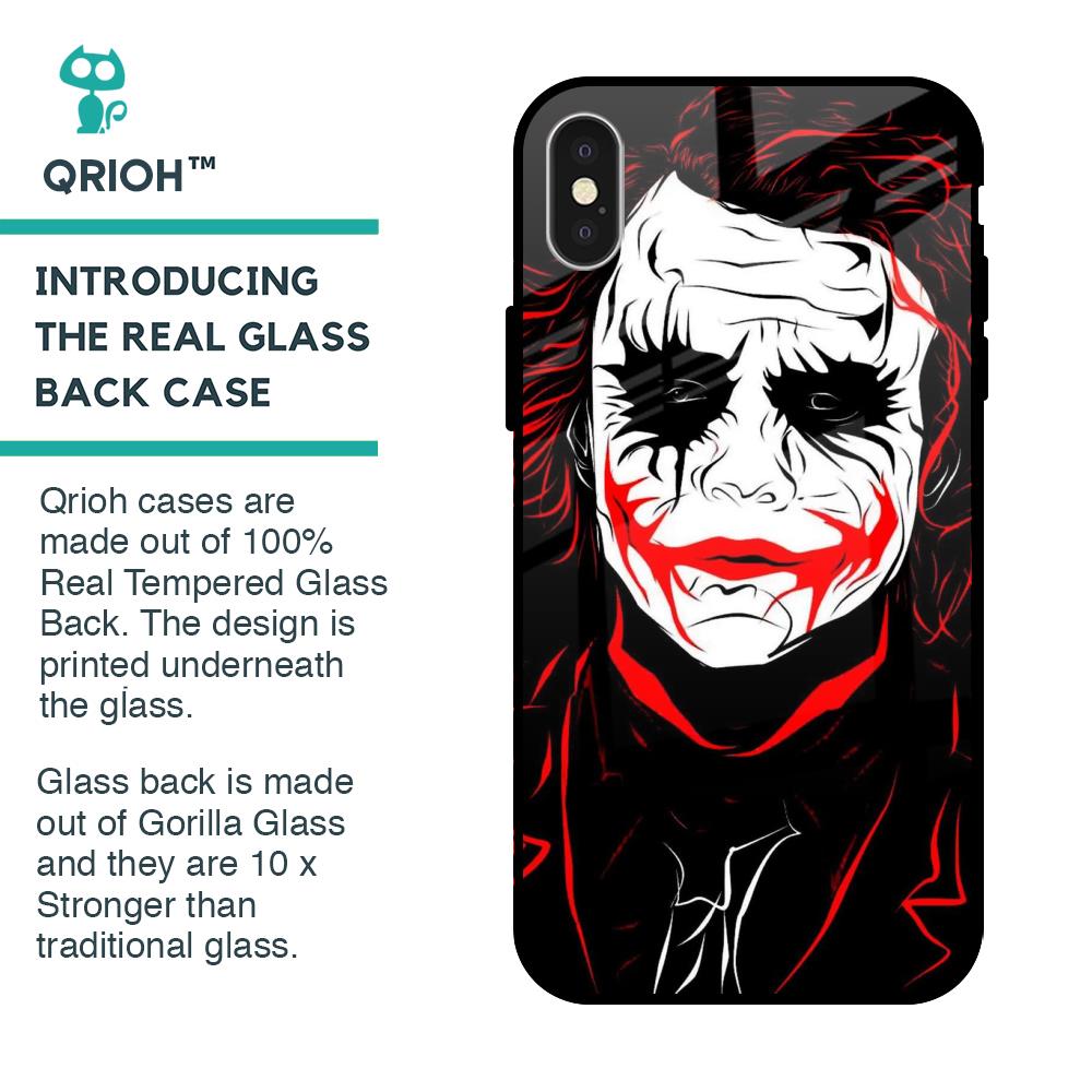 Life In Dark Glass Case For iPhone X