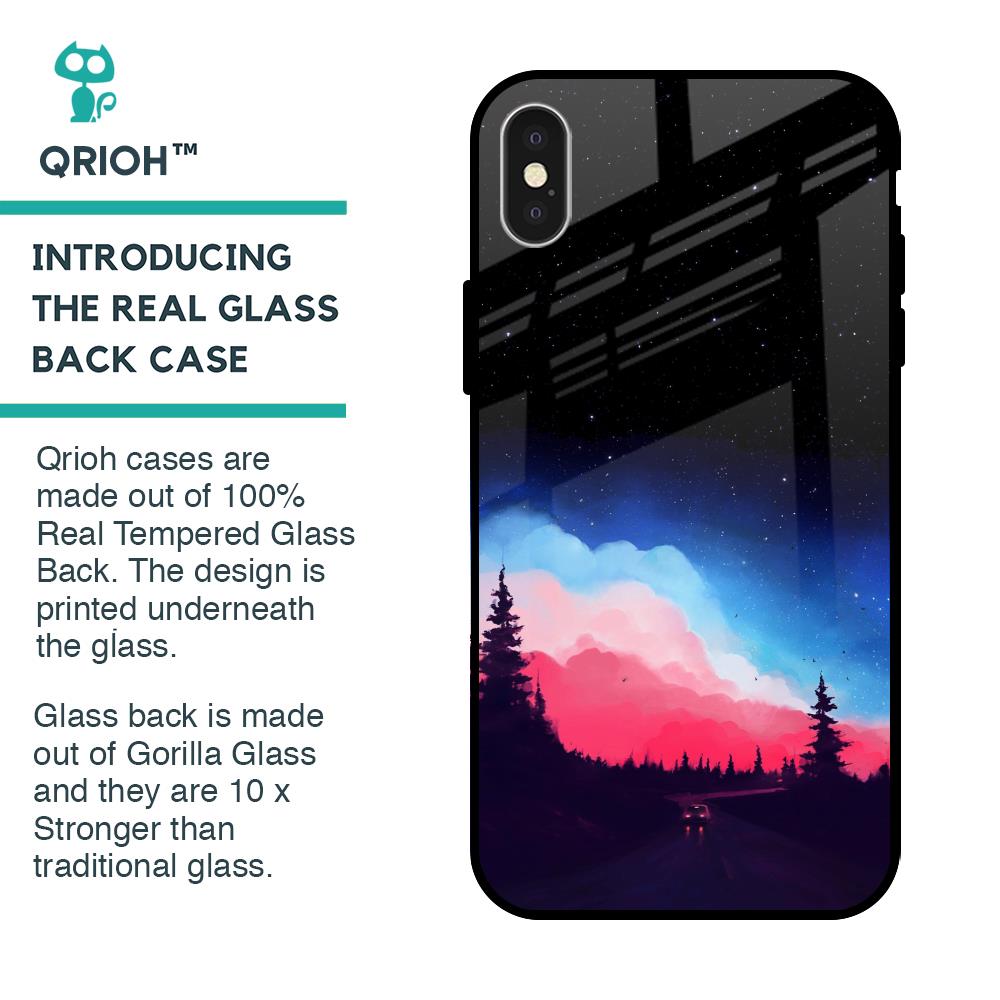 Drive In Dark Glass Case For iPhone X