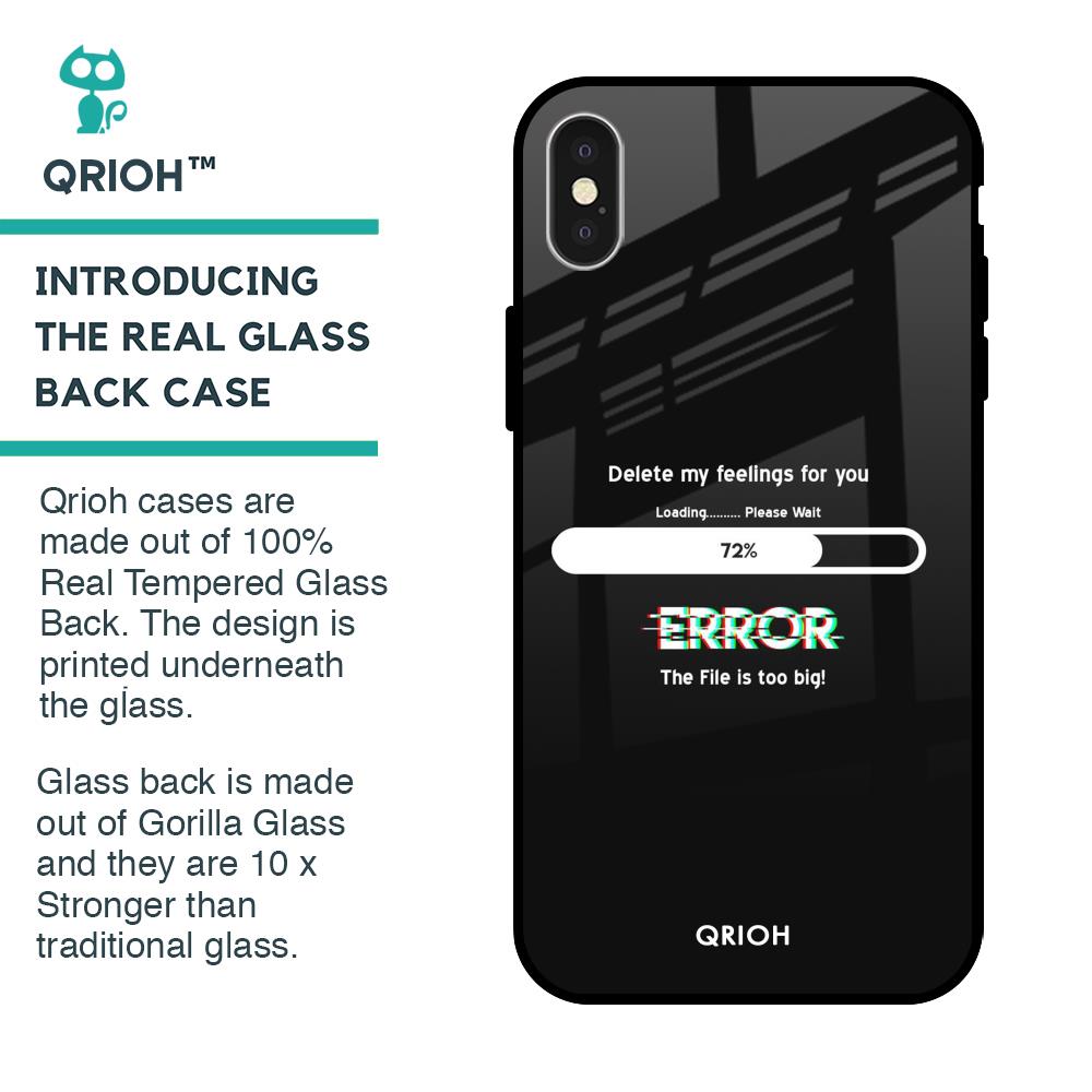 Error Glass Case for iPhone X