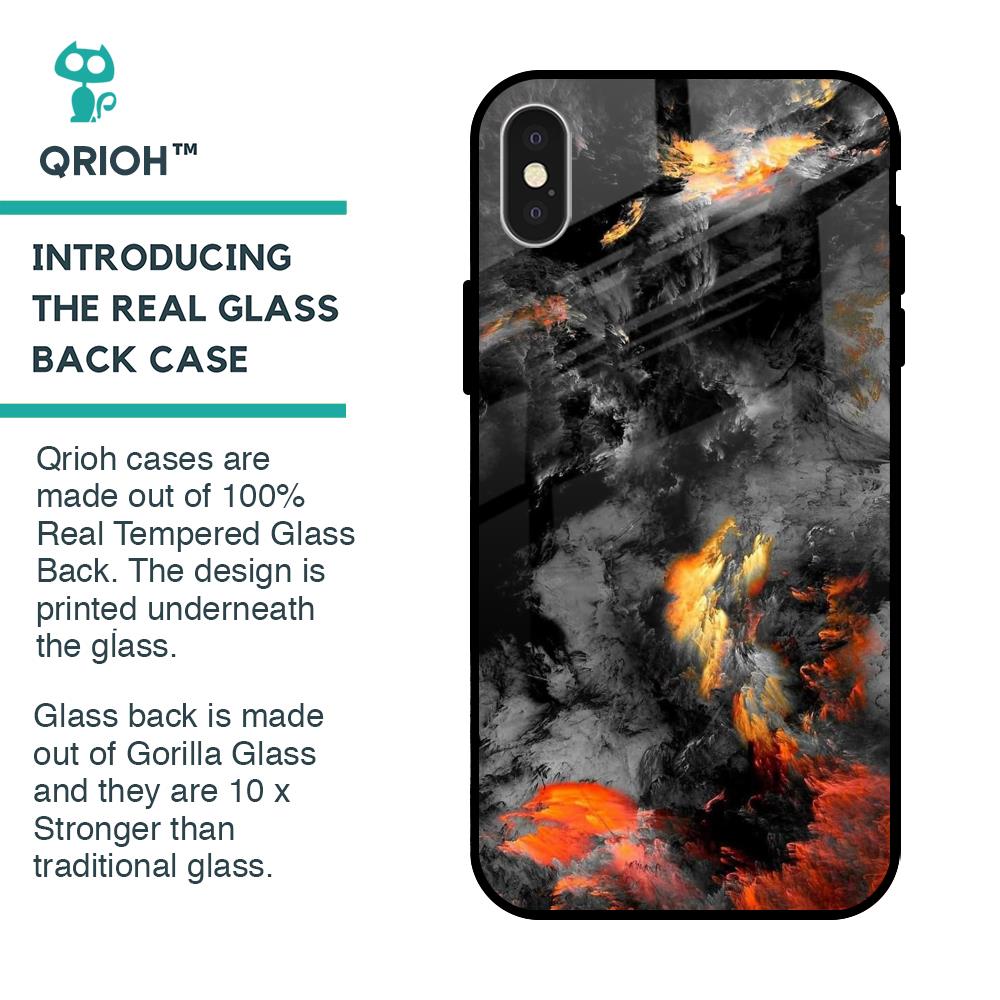 Lava Explode Glass Case for iPhone X