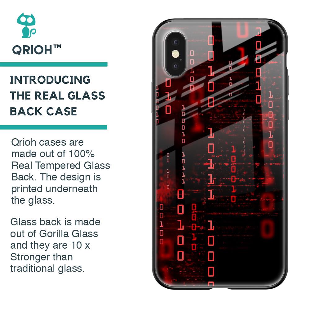 Let's Decode Glass Case For iPhone X