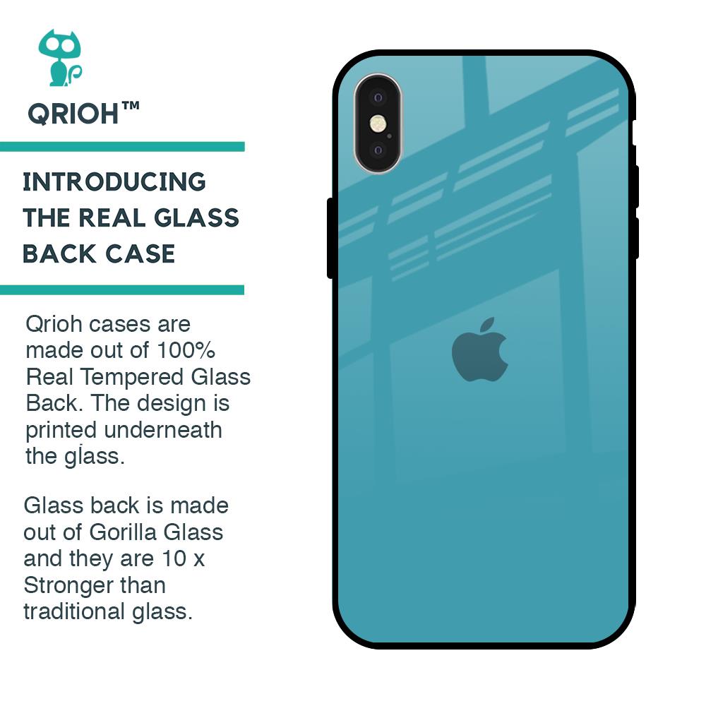 Oceanic Turquiose Glass Case for iPhone X