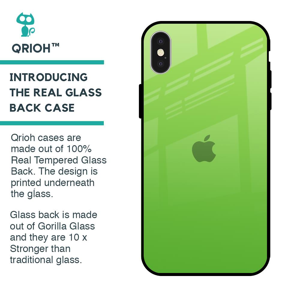 Paradise Green Glass Case For iPhone X