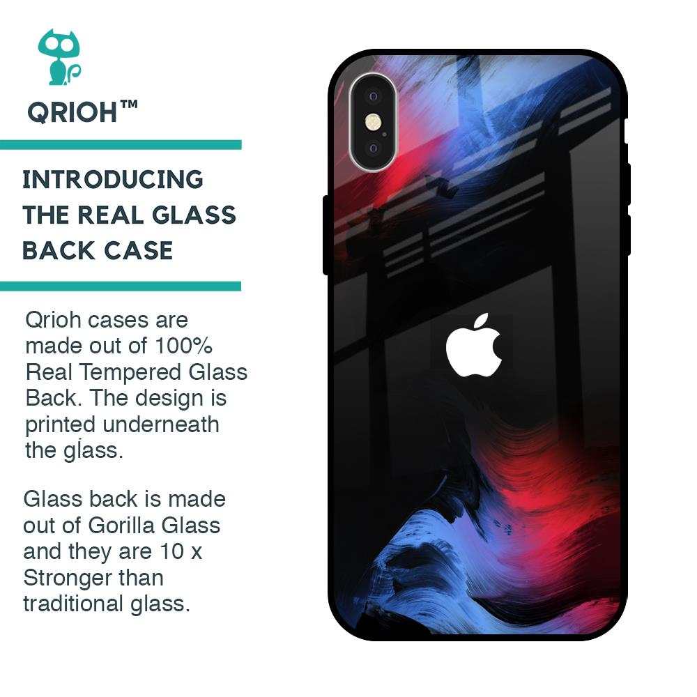 Fine Art Wave Glass Case for iPhone X