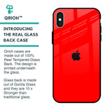 Blood Red Glass Case for iPhone X