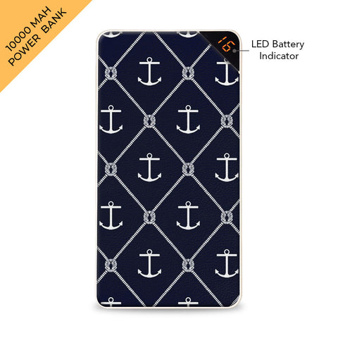 Symmetrical Anchors 10000 mAh Universal Power Bank Online