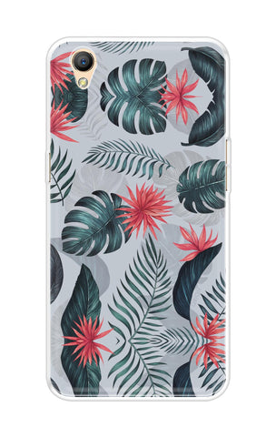 Retro Floral Leaf Oppo A37 Back Cover