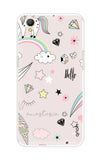 Unicorn Doodle Oppo A37 Back Cover