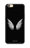 White Angel Wings Oppo A71 Back Cover