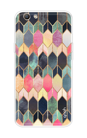 Shimmery Pattern Oppo F1s Back Cover