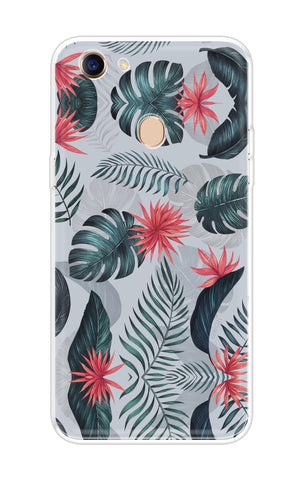 Retro Floral Leaf Oppo F5 Back Cover