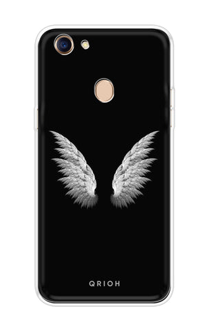 White Angel Wings Oppo F5 Back Cover