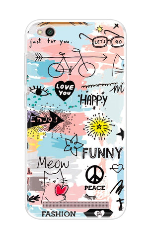 Happy Doodle xiaomi redmi 5a Back Cover