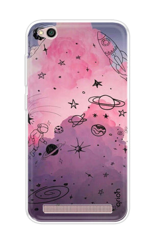 Space Doodles Art xiaomi redmi 5a Back Cover