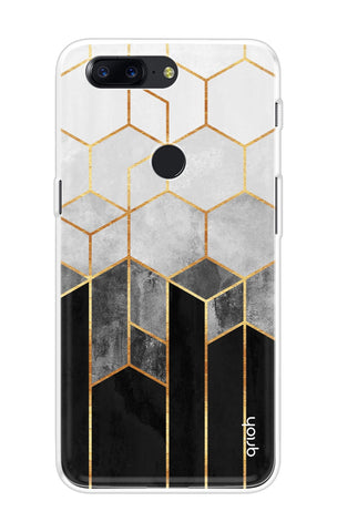 Hexagonal Pattern OnePlus 5T Back Cover