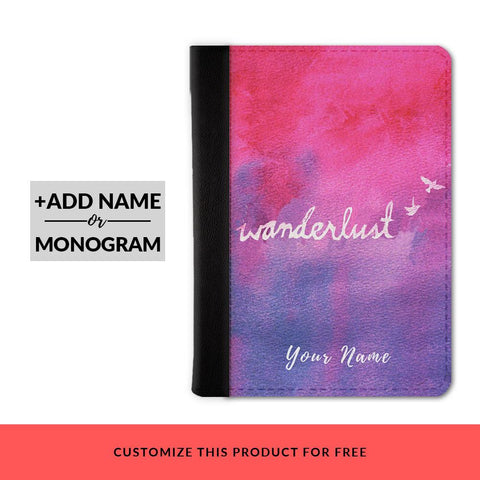 Wanderlust Custom Passport Cover