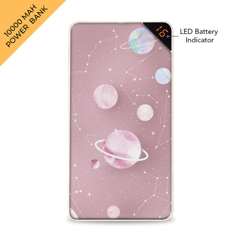 Pink Galaxy 10000 mAh Universal Power Bank Online