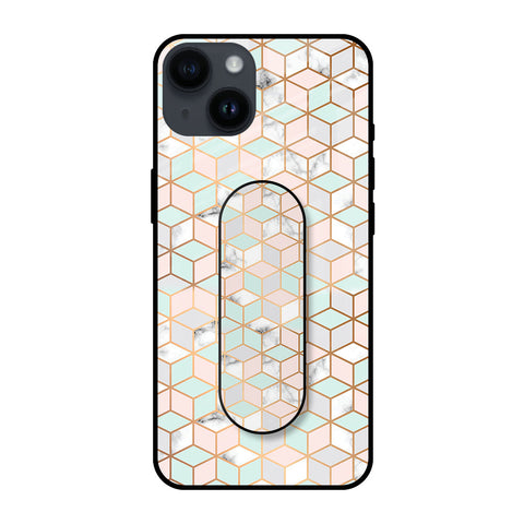 Geometric Marble Glass case with Slider Phone Grip Combo Cases & Covers Online