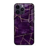 Geometric Purple Glass case with Square Phone Grip Combo Cases & Covers Online
