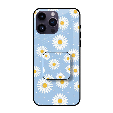 Pastel Blue Glass case with Square Phone Grip Combo Cases & Covers Online