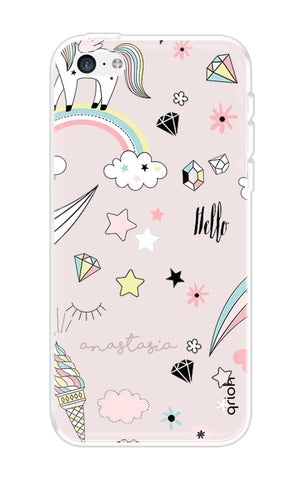 Unicorn Doodle iPhone 5 Back Cover