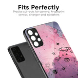 Space Doodles Glass Case for Redmi Note 10T 5G