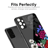 Rose Flower Bunch Art Glass Case for Redmi Note 11T 5G