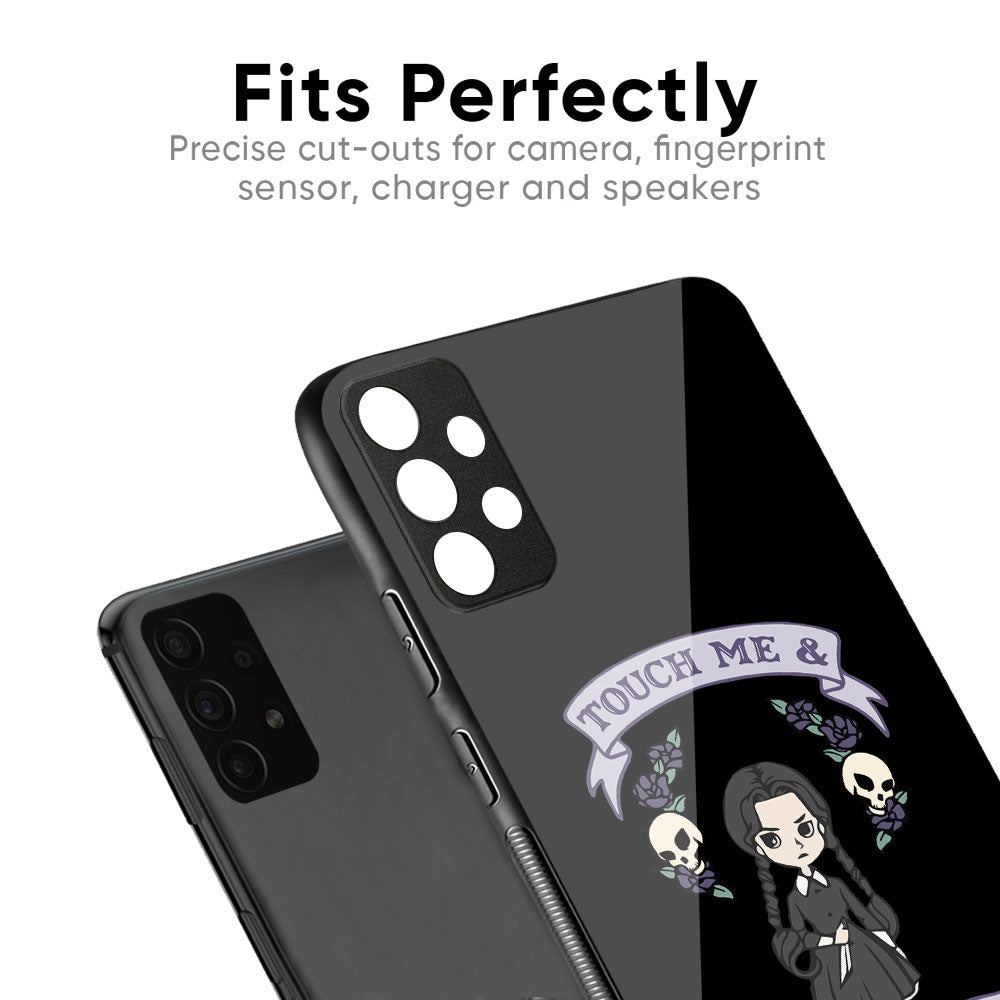 Touch Me & You Die Glass Case for Vivo V20 Pro