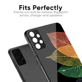 Colorful Leaves Glass Case for Mi 11i HyperCharge