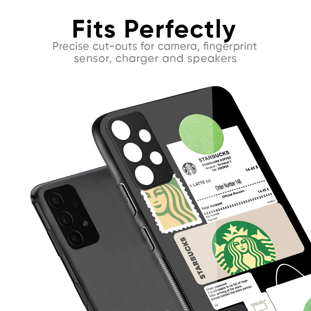 Coffee Latte Glass Case for Vivo X50 Pro