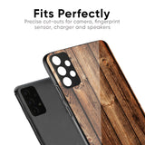 Timber Printed Glass Case for Redmi 9 prime