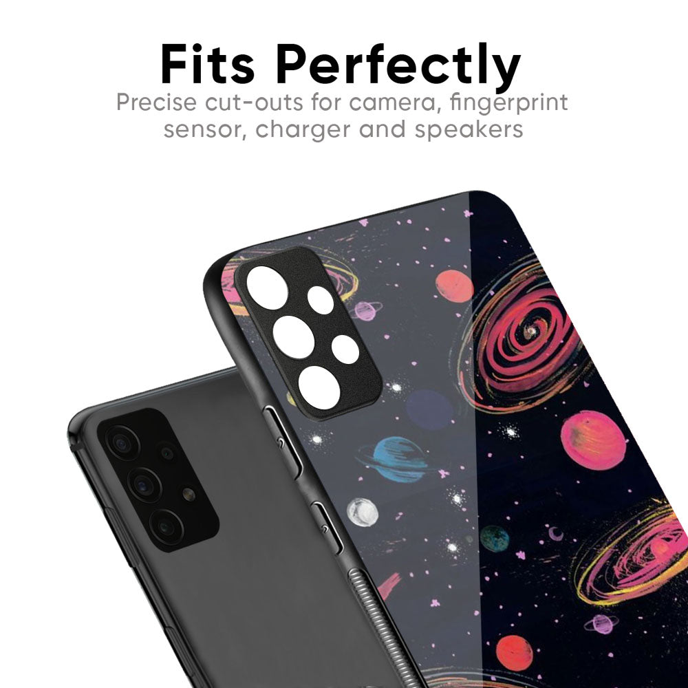 Galaxy In Dream Glass Case For Vivo X50 Pro