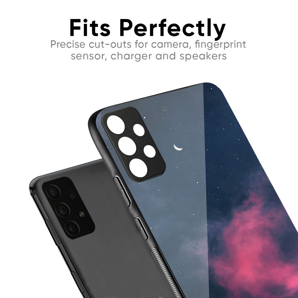 Moon Night Glass Case For Vivo X50 Pro