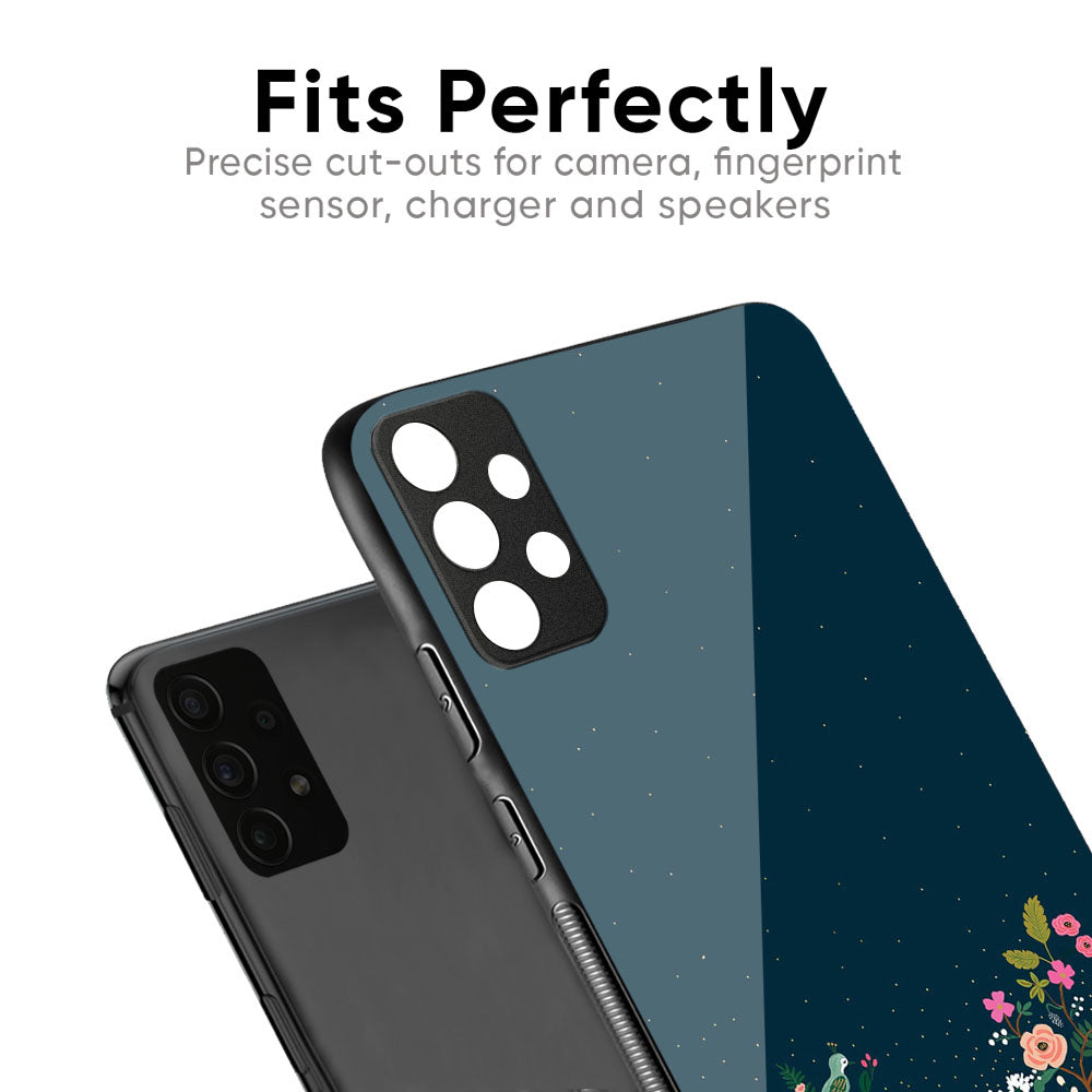Small Garden Glass Case For Vivo X50 Pro