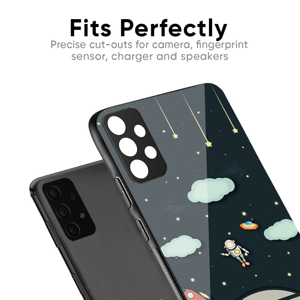 Astronaut Dream Glass Case For Vivo X50 Pro