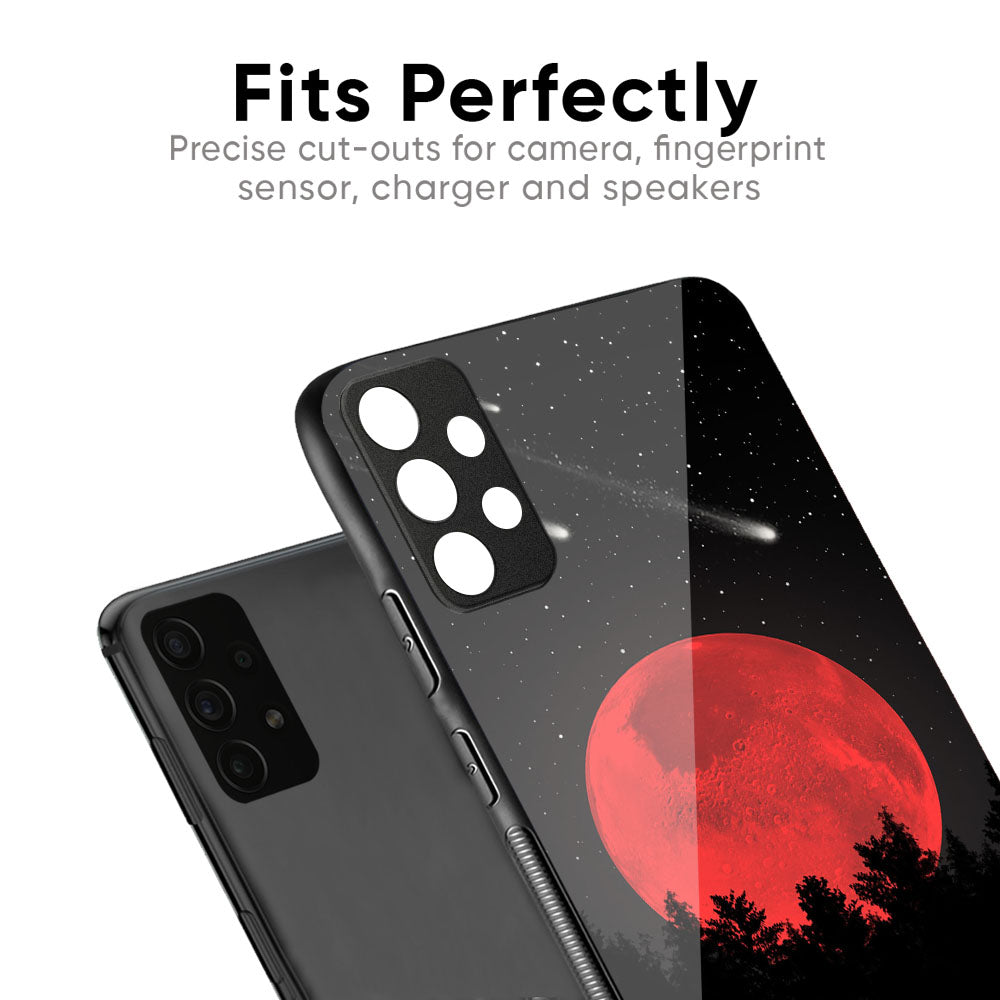 Moonlight Aesthetic Glass Case For Redmi Note 12 5G