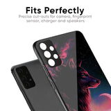 Moon Wolf Glass Case for Redmi Note 12 Pro 5G