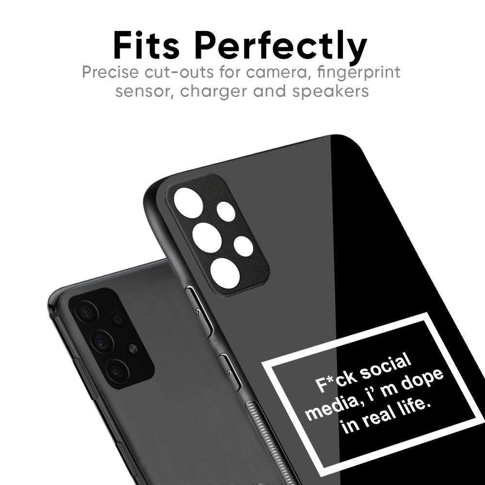 Dope In Life Glass Case for Vivo X50 Pro