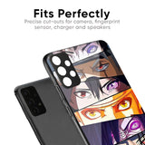 Anime Eyes Glass Case for Poco F5 5G