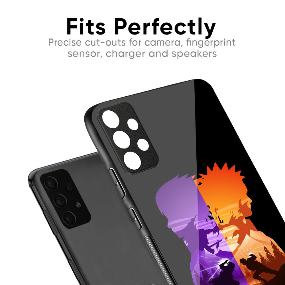 Minimalist Anime Glass Case for Vivo X50 Pro