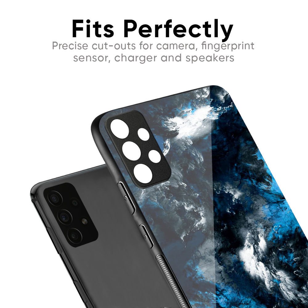 Cloudy Dust Glass Case for Vivo X50 Pro