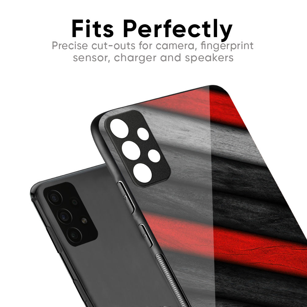 Soft Wooden Texture Glass Case for Vivo X50 Pro